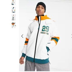 NEW! Model:   Threadbare Ski Vancouver Jacket in WHite - Size Larger